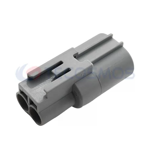 Waterproof IP66 Copper ABS/Nylon Wire Harness Electronic Fan Plug for Car 2-Pin Male 176143-6 - image 2